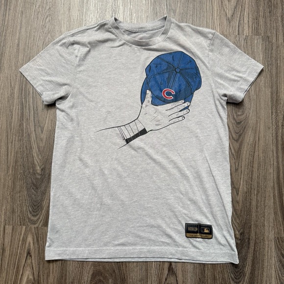 Baseballism Other - BASEBALLISM America's Brand Gray Chicago Cubs MLB Baseball T-Shirt Size Medium